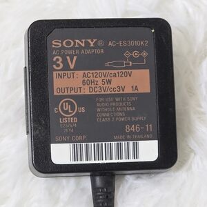 Sony AC Power Adapter 3V